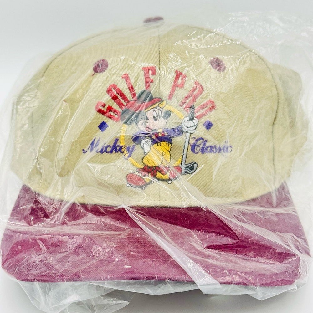 New Mickey Mouse Golf Pro Cap Hat NWT in Plastic Sealed - Picture 6 of 7